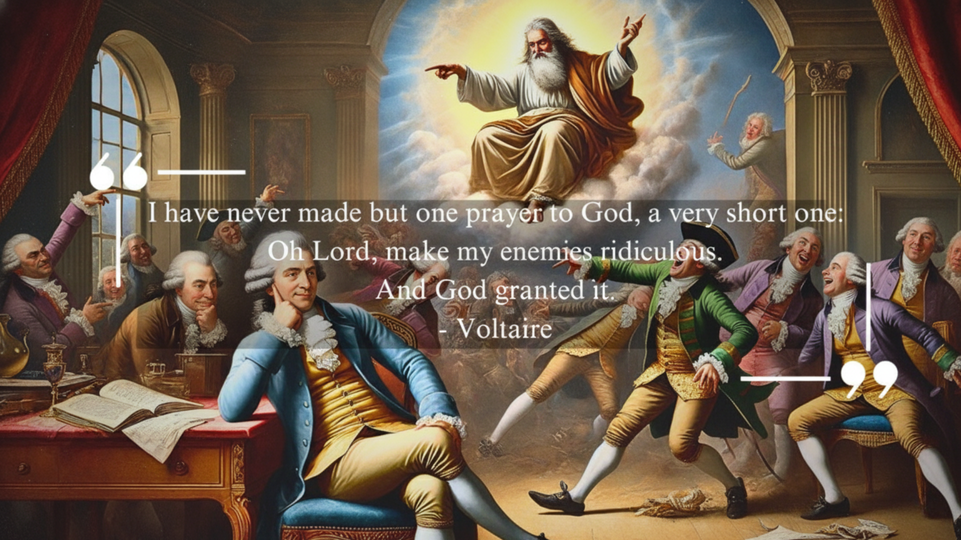 Voltaire's Quote on Satire