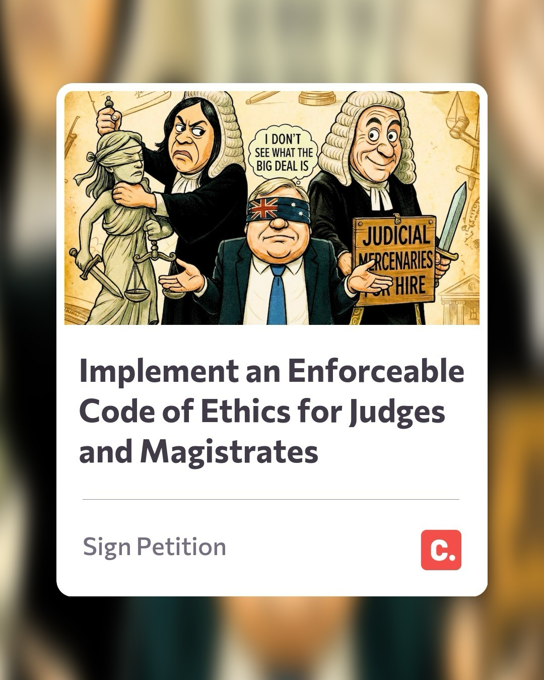 Judicial Reform Petition Cover