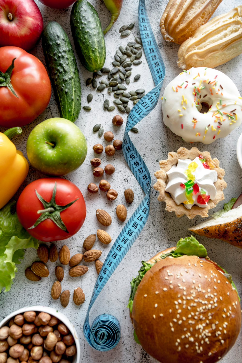 vegetables and sweets