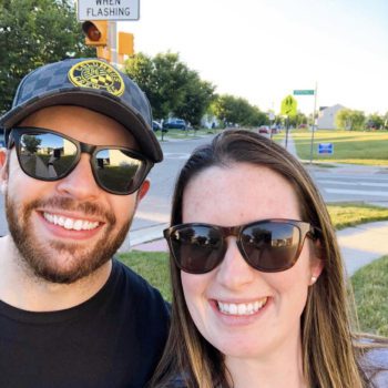 Nicole and Jay Short on a walk
