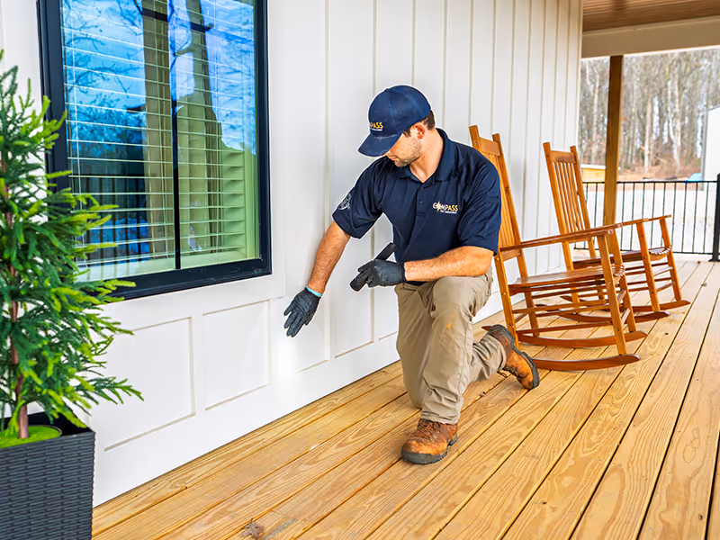 inspecting a home for termites