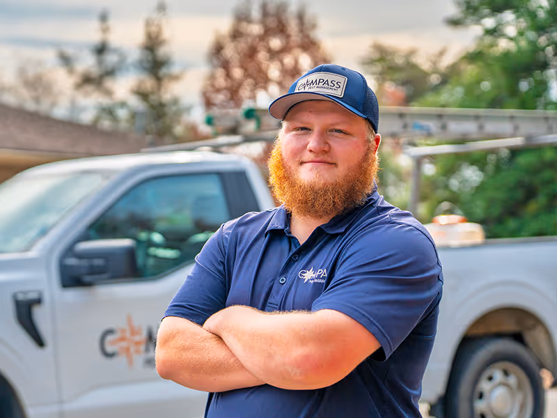 termite control expert from compass pest management