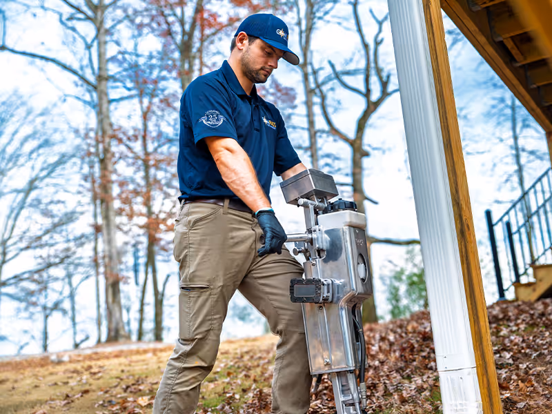 treating for termites with liquid termidor