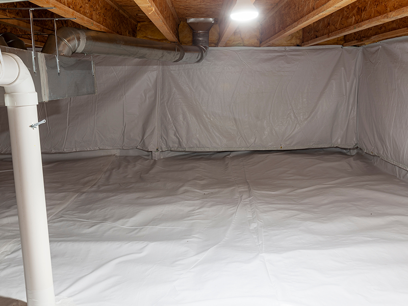 crawl space in attic