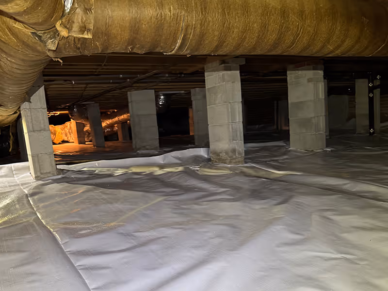crawl space moisture treatment