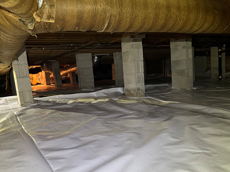 crawl space moisture treatment