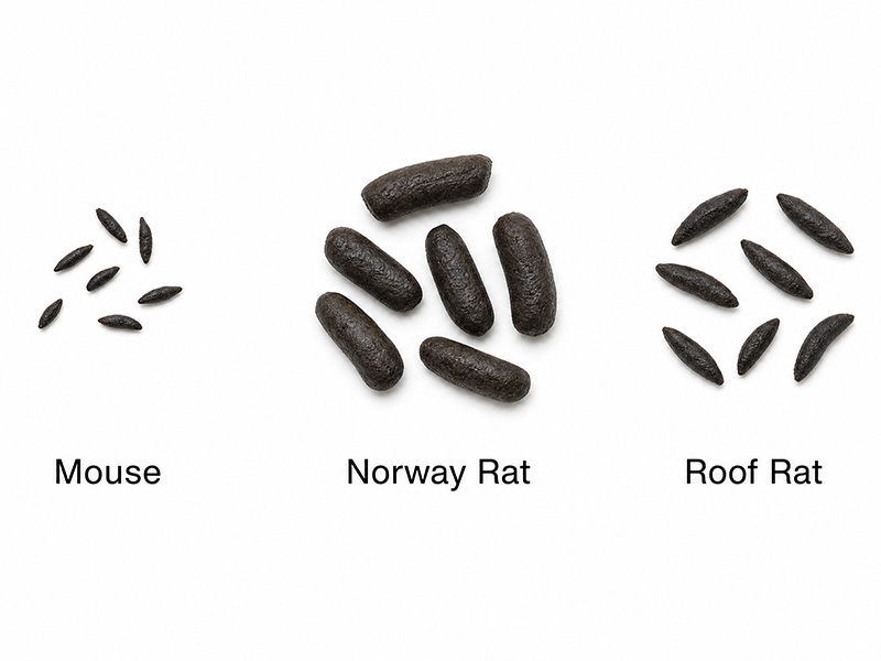 identifying rodent droppings