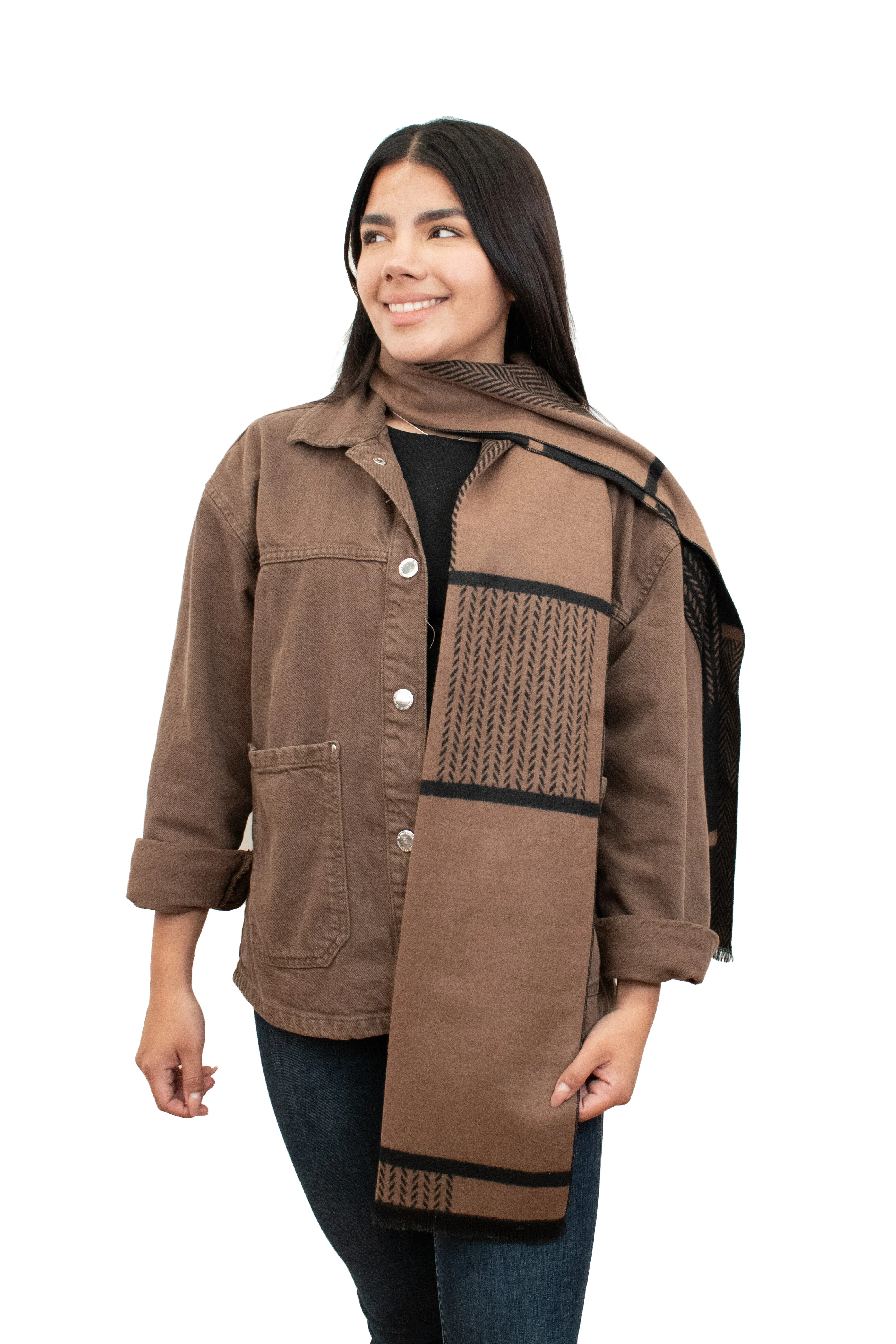 Bufanda  con Diseño en Patrones 