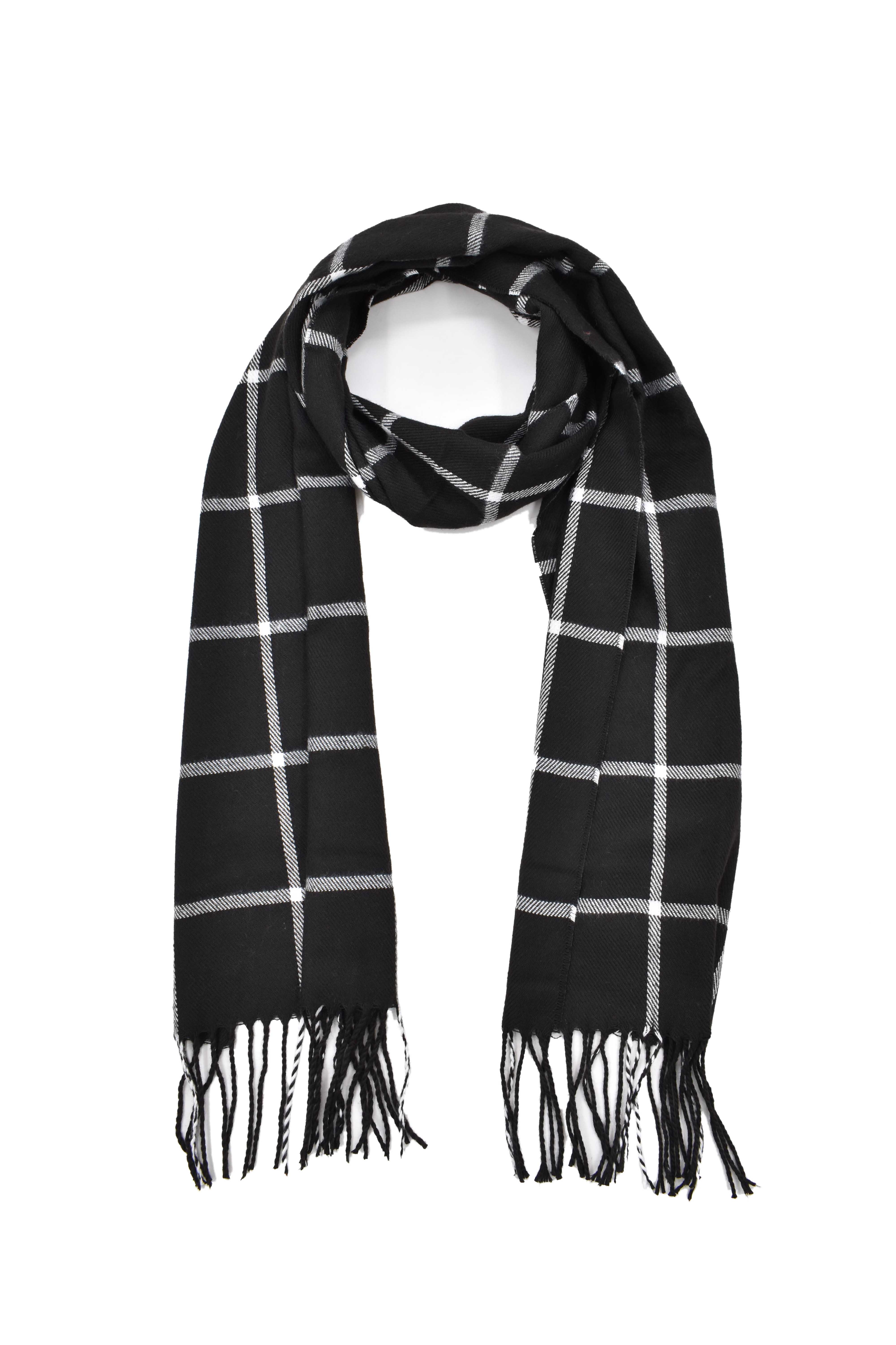 BUFANDA BÁSICA CUADROS 