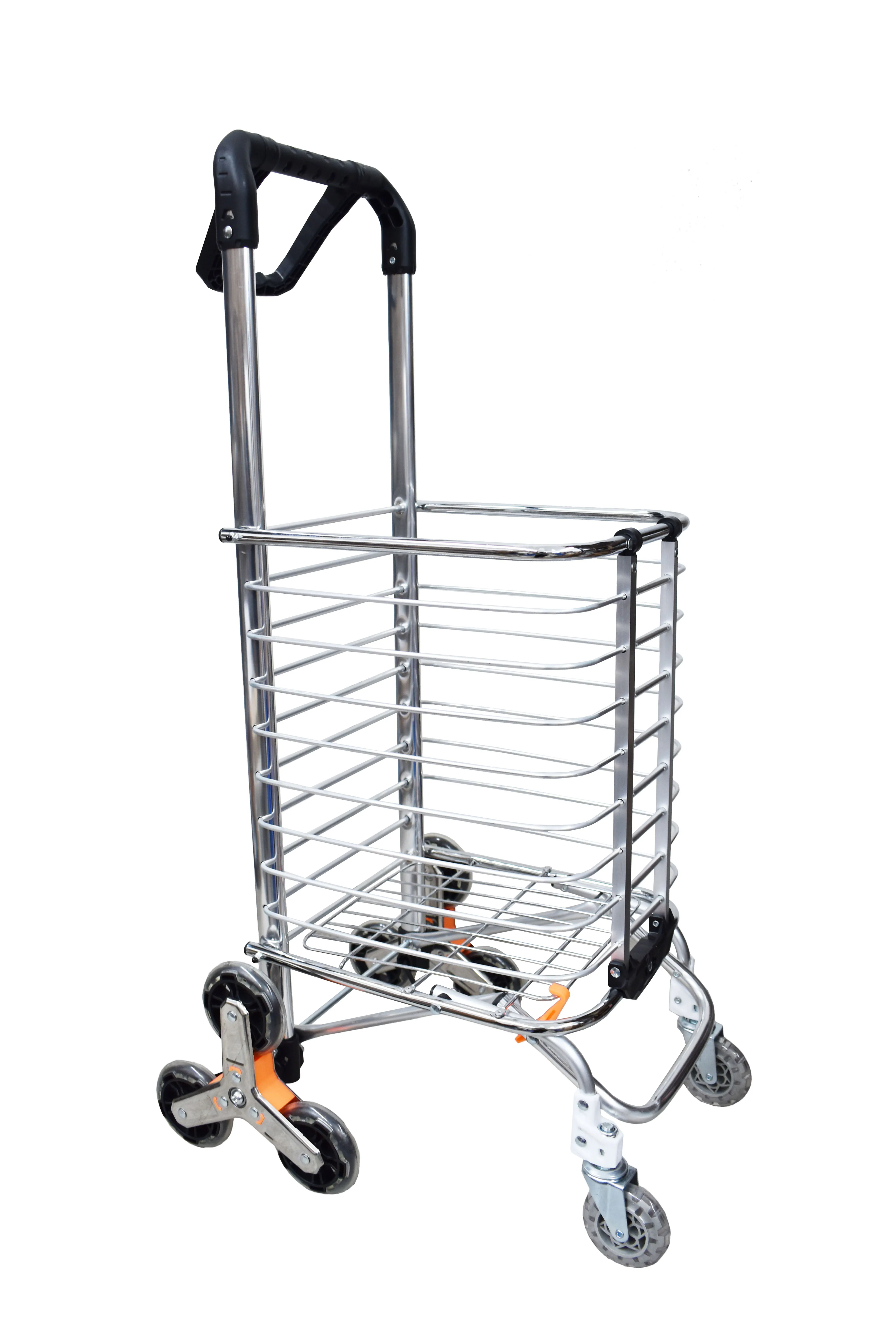 Carrito De Compras Con Canasta Plegable