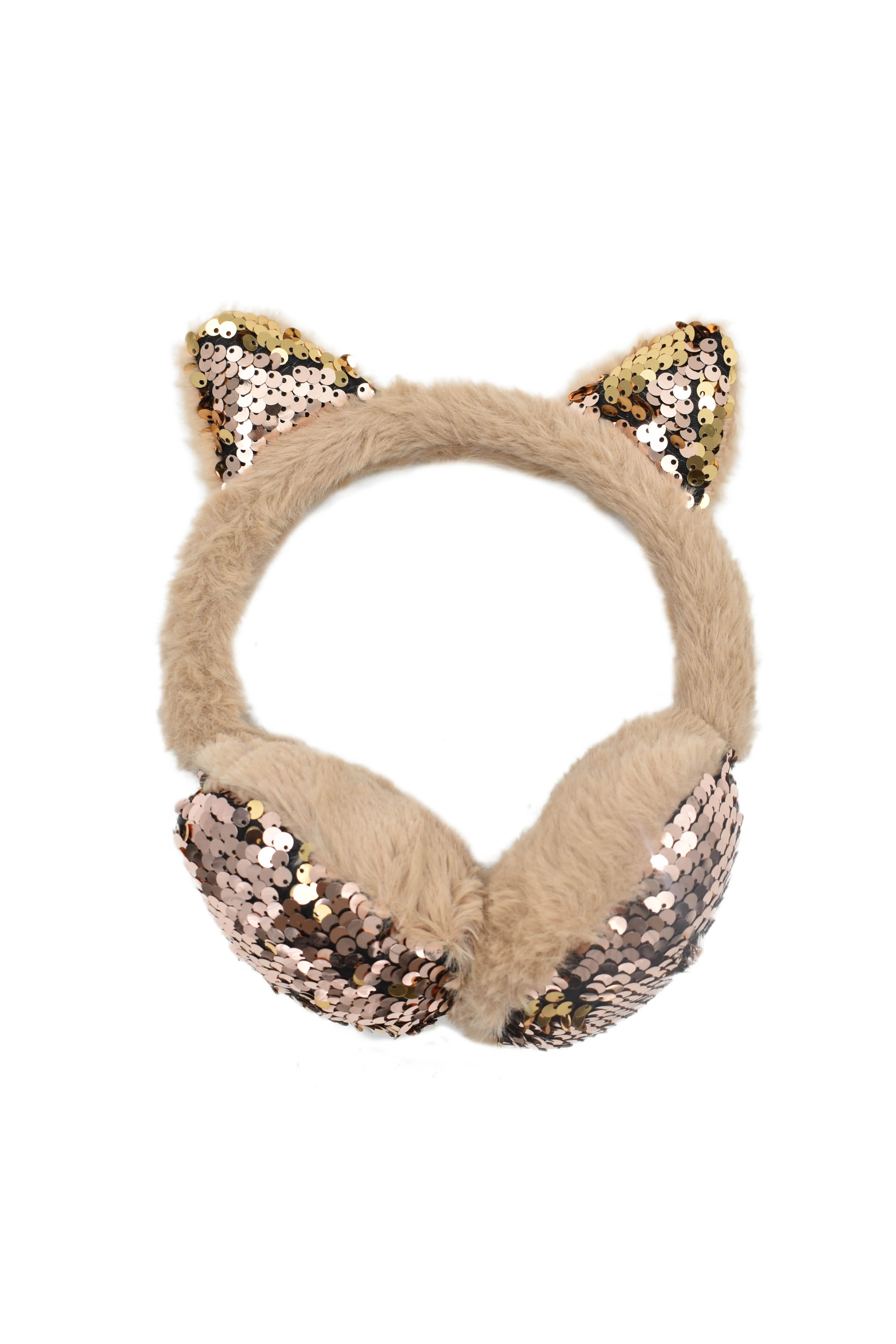Orejera con lentejuelas