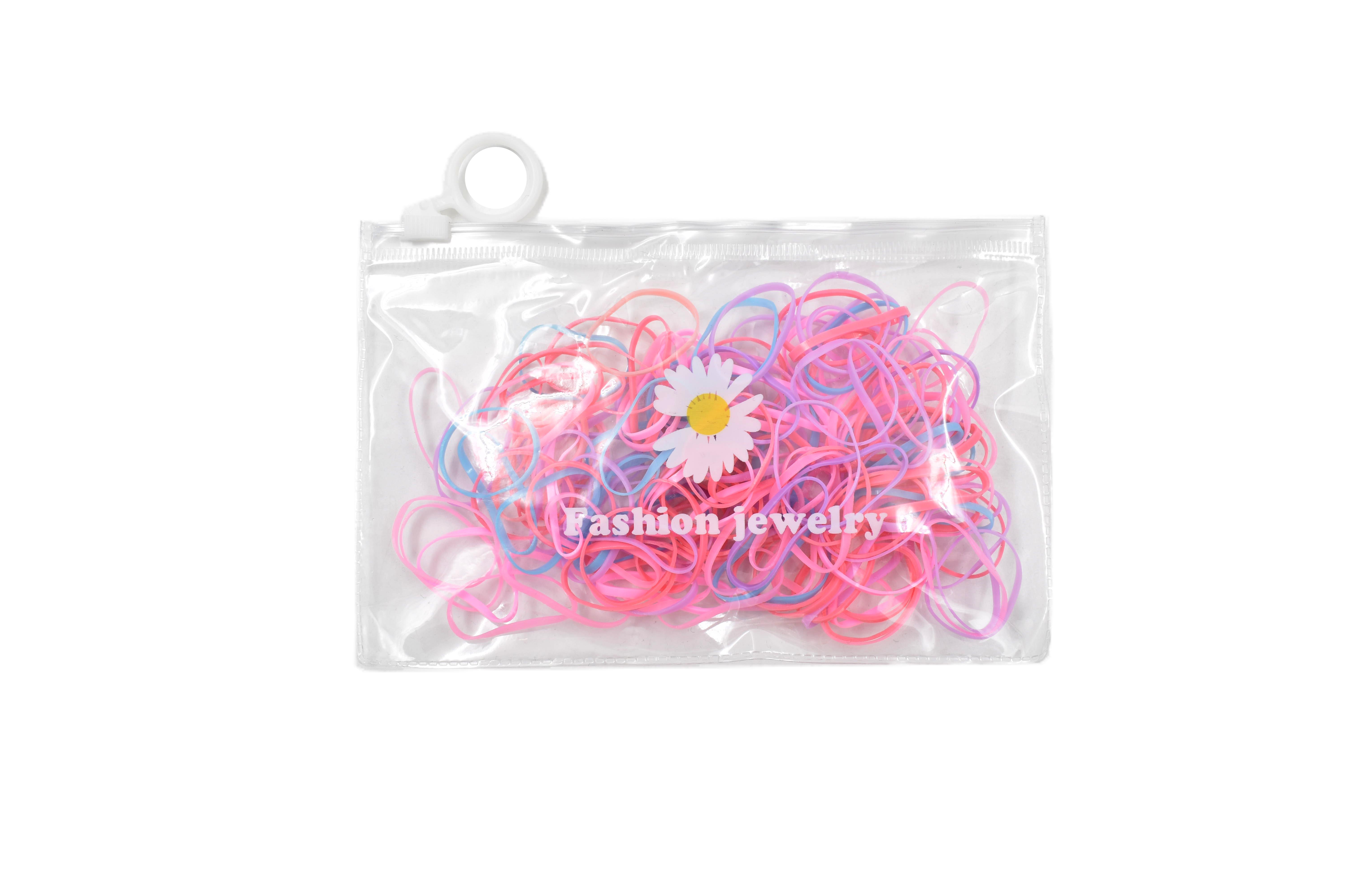  SAFIRIT, 150 ligas elásticas para cabello varios colores.