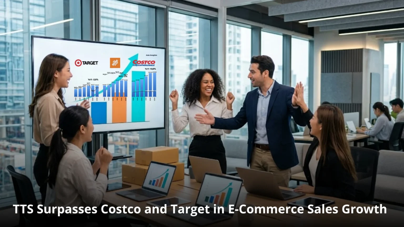 TTS Surpasses Costco and Target in E-Commerce Sales Growth