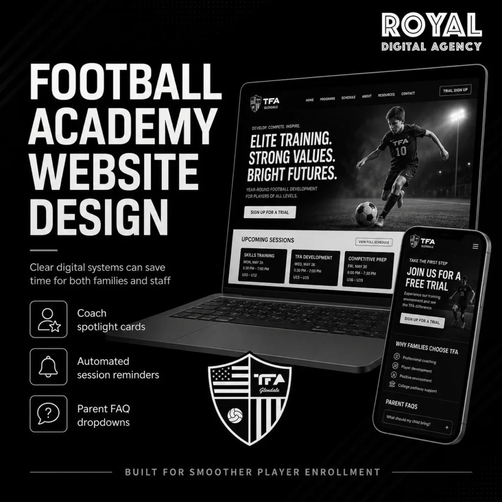 Academy Websites Should Turn Interest Into Registrations - Website Design Services - RDA