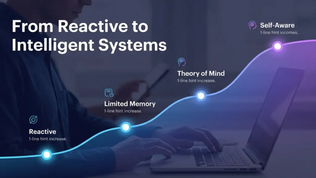 From Reactive to Intelligent System - Types of Artificial Intelligence (AI) - RDA