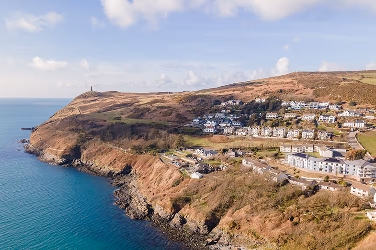 Bradda's unique coastal location