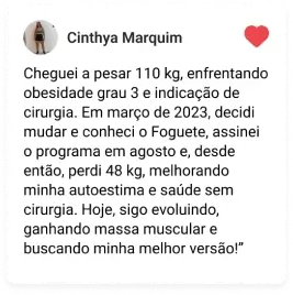 Depoimento Cynthia Marquim