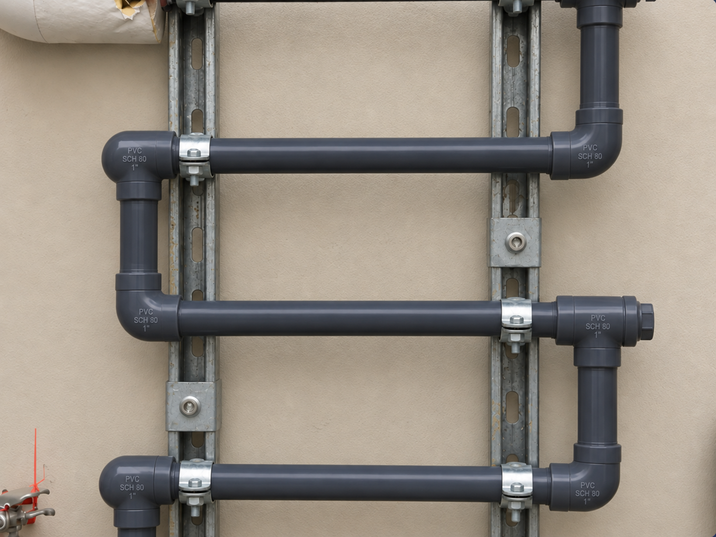 Corrosion coupon test rack