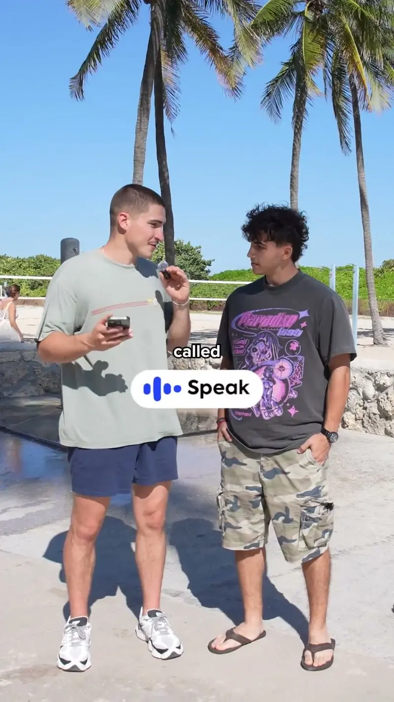Speak street interview