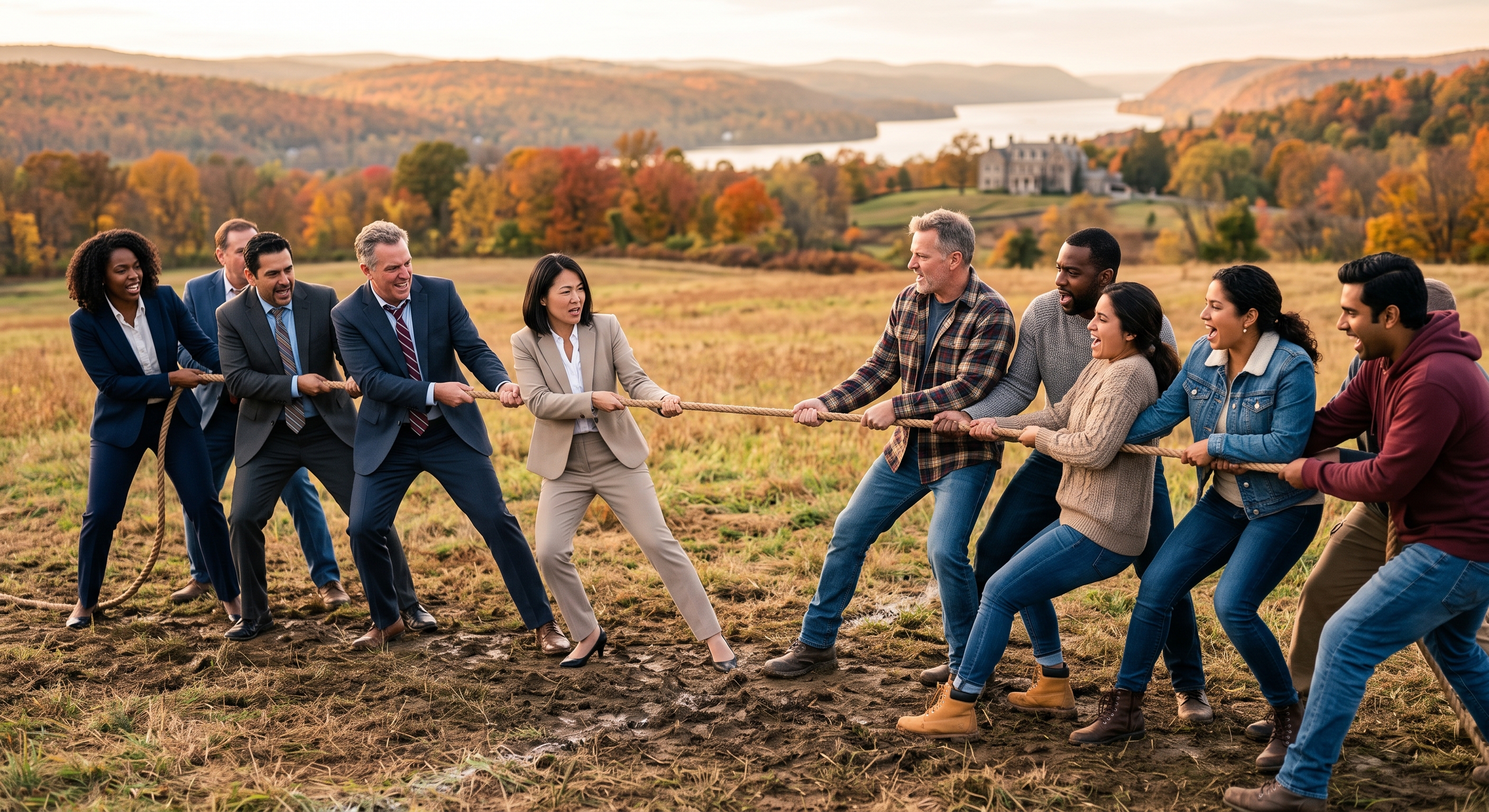 Offsite vs. Retreat Tug of War