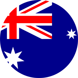 Australian flag icon showing English (AU) regional access for Syndicate Signal Lab members in Oceania.