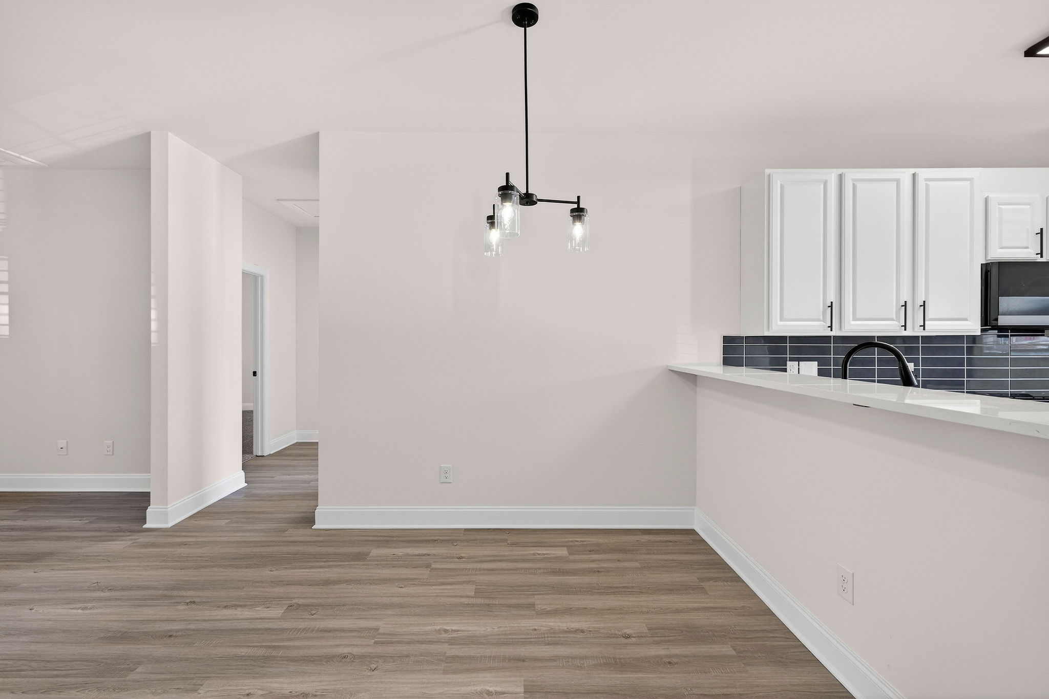 Modern chandelier for over dining table