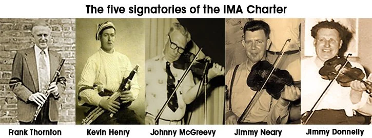 Charter Signatories - Founding Members of the Irish Musicians Association