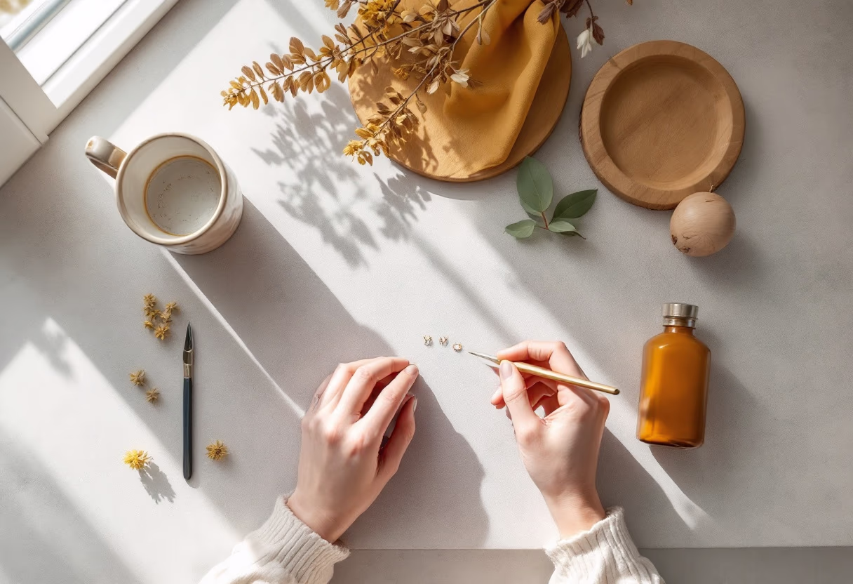 [background image] image of jewelry workshop (for a jewelry store)