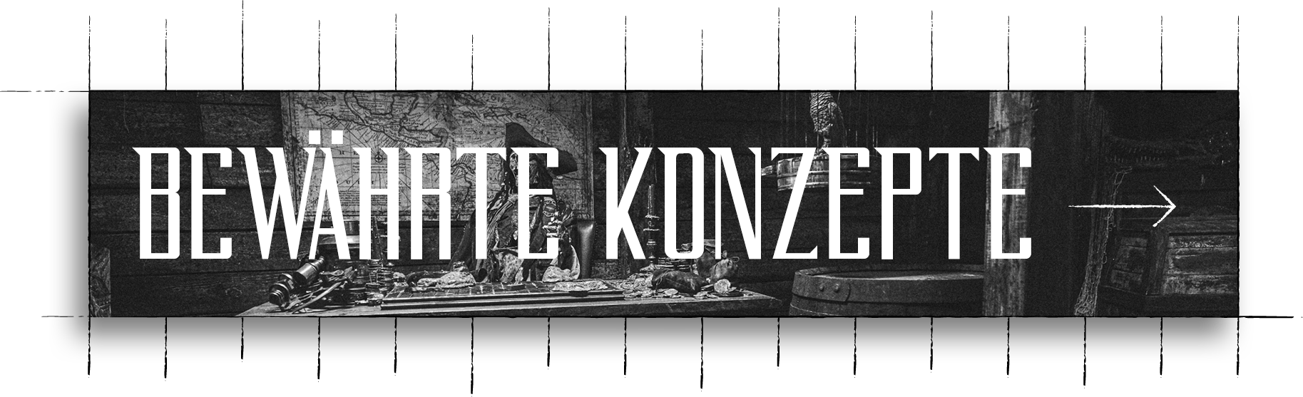 Ein Button auf dem die Überschrift: Bewährte Konzepte steht.