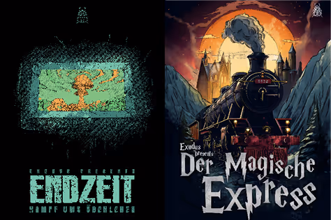 Zwei Escape Room Poster.
