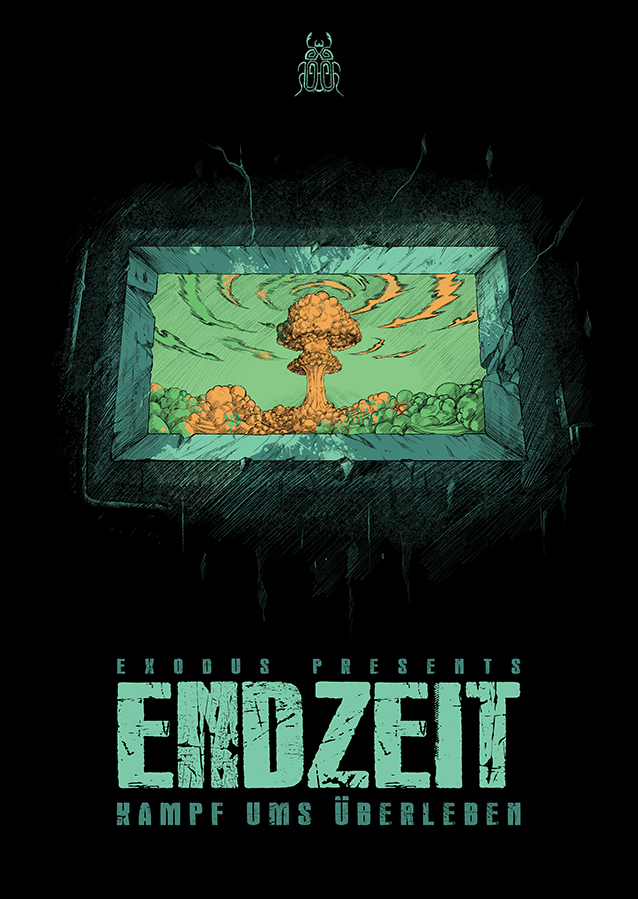 Eine Ein Poster zum Escape Room: Endzeit - Kampf ums Überleben