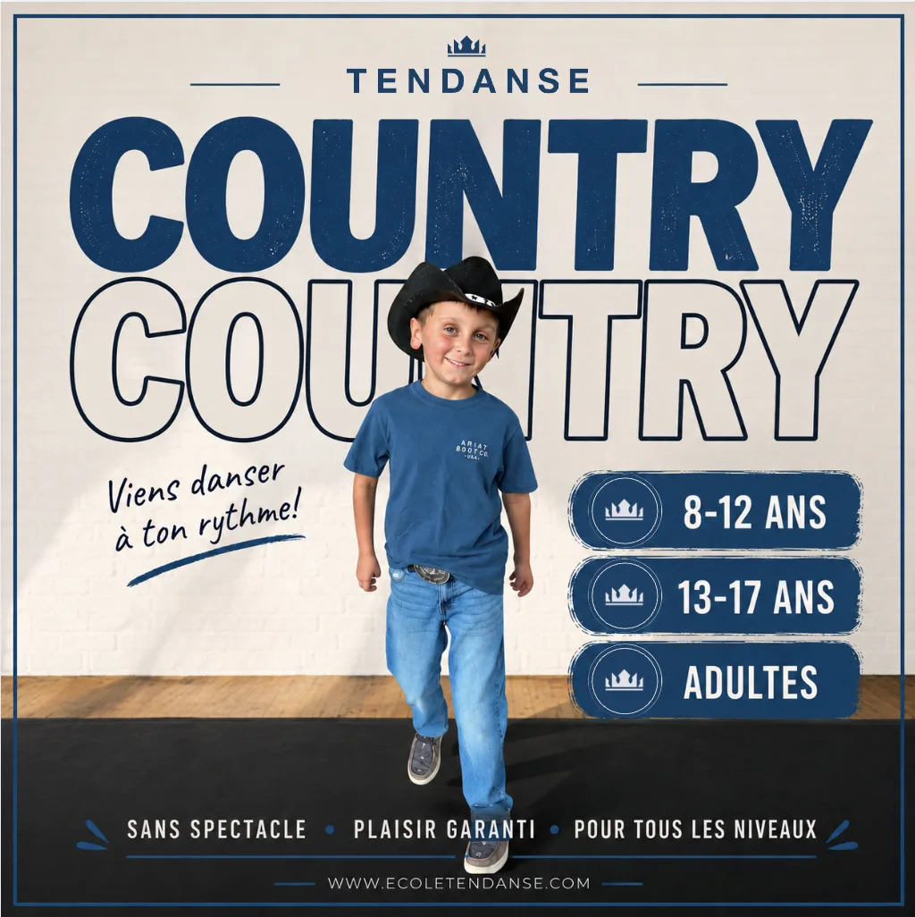 Danseur·euses en cours de danse country chez Tendanse à Granby.