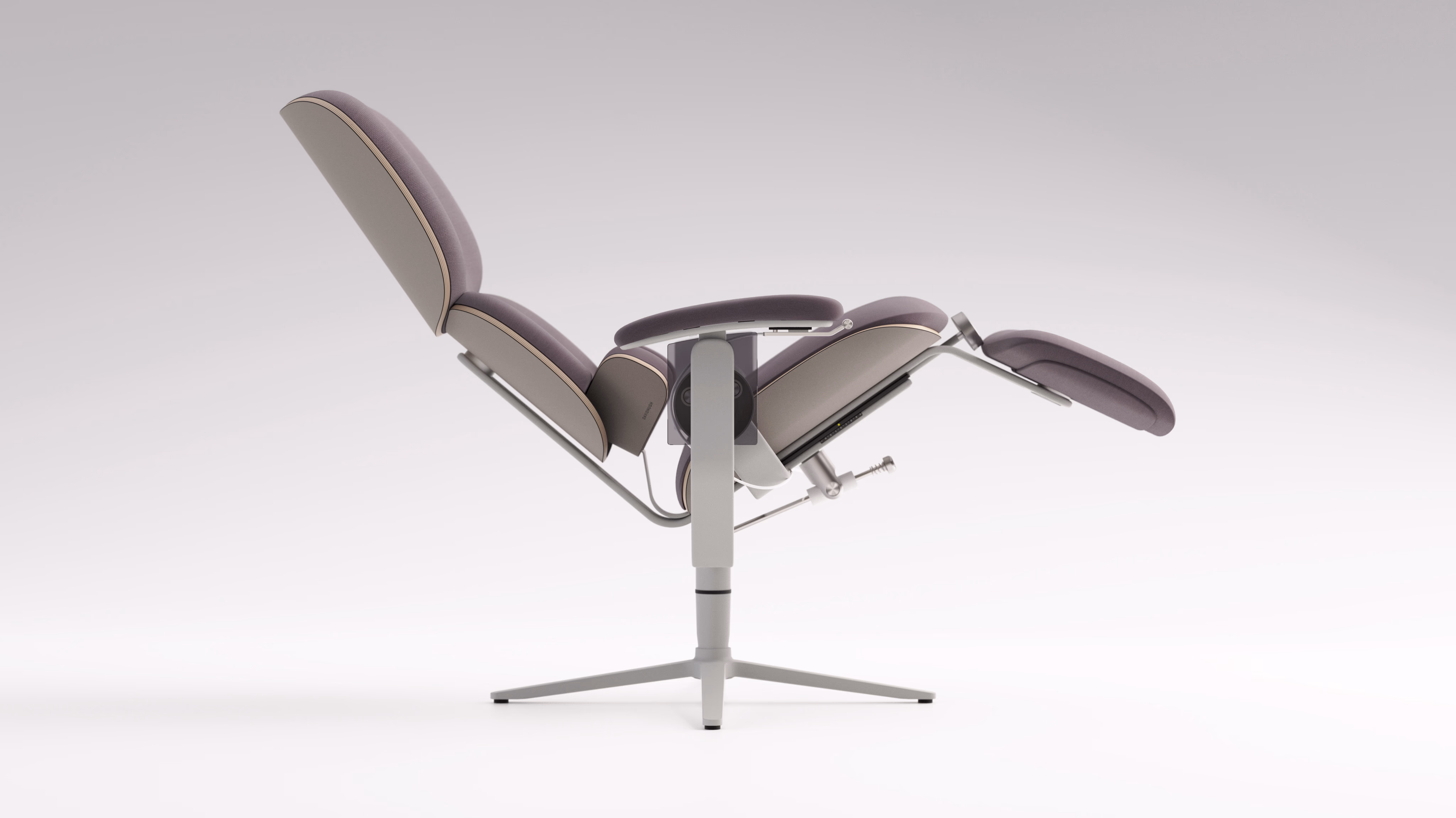 Aiora floatation meditation recliner — British-made science-based wellness technology.