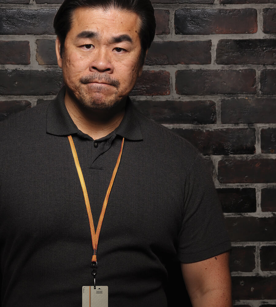 A community leader looking concerned