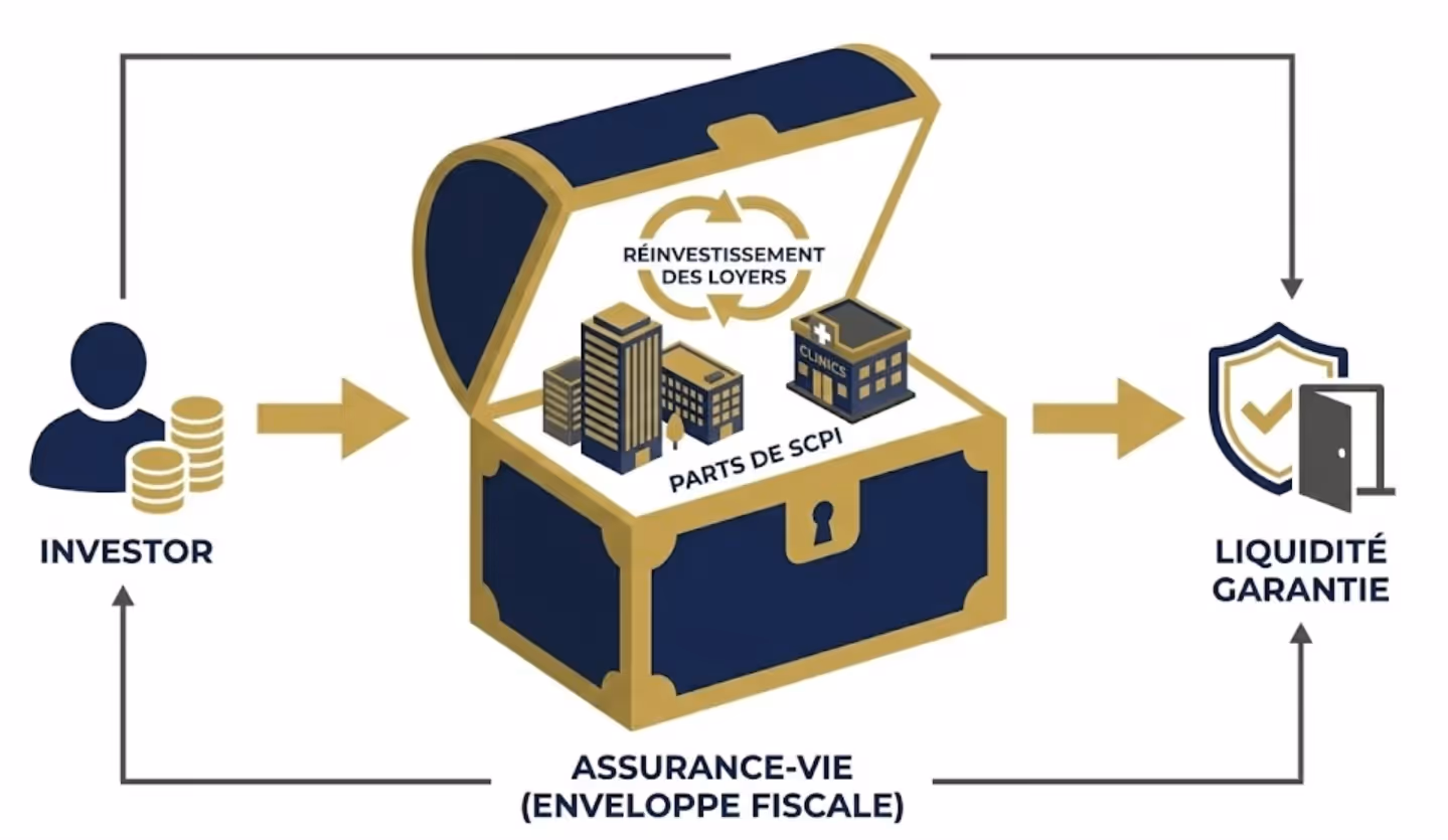 SCPI en assurance-vie liquidité