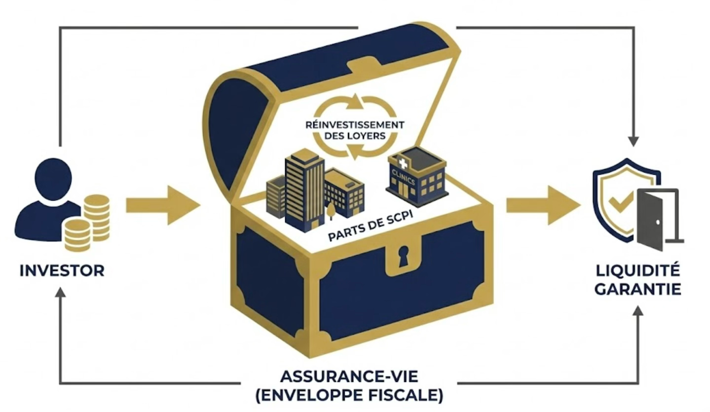 SCPI en assurance-vie liquidité