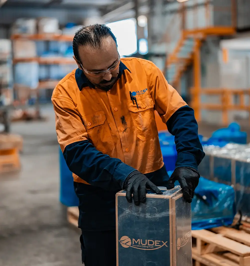 our team preparing an enviro pack package