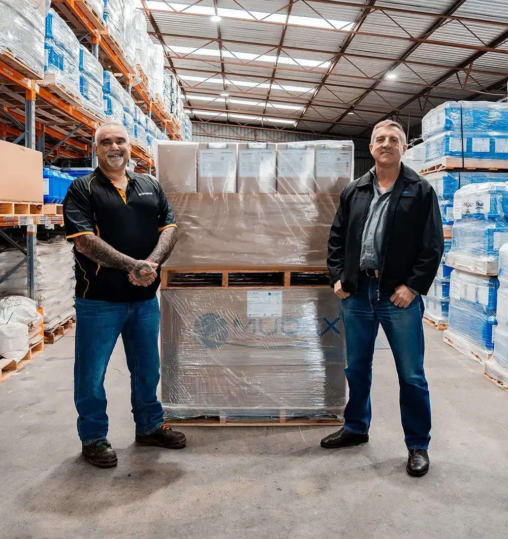 a large packaged enviro pack order ready to ship with our leaders