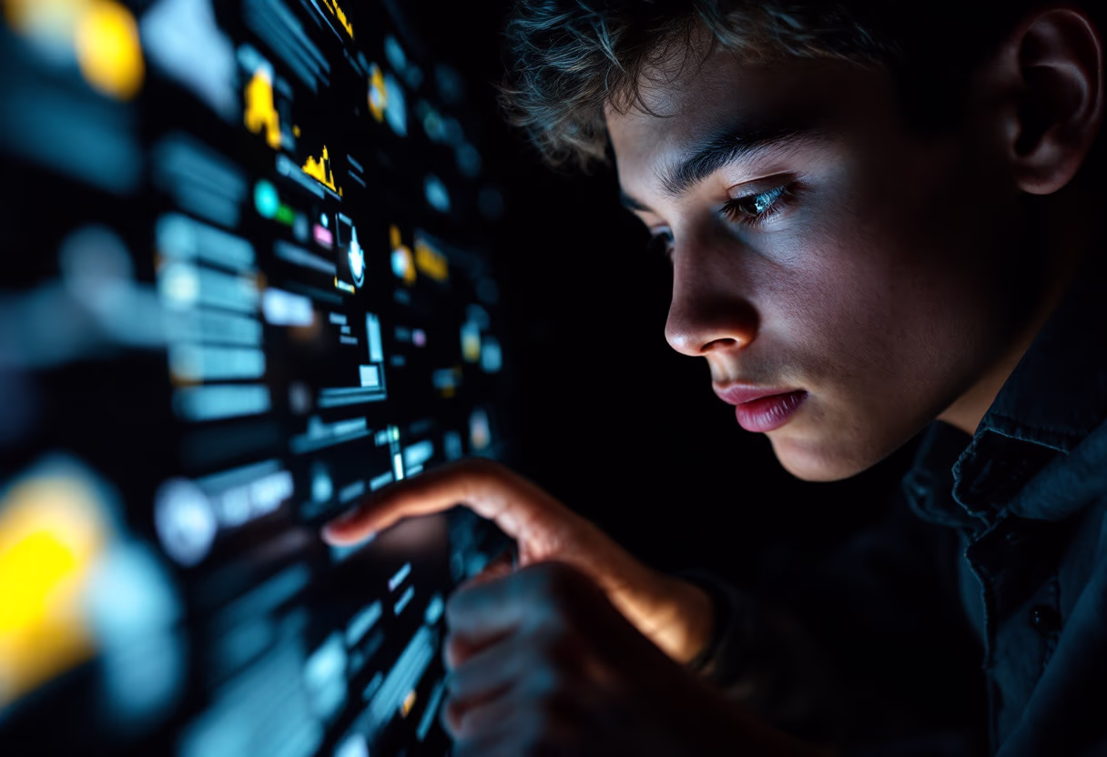 image of ar/vr devices in action (for an educational platform)