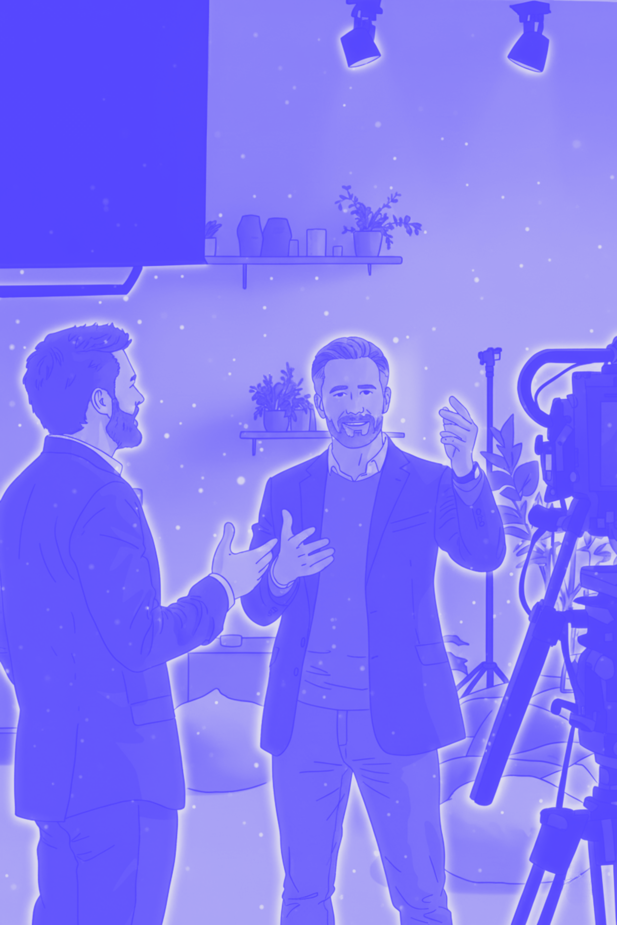 image of a music producer at a console