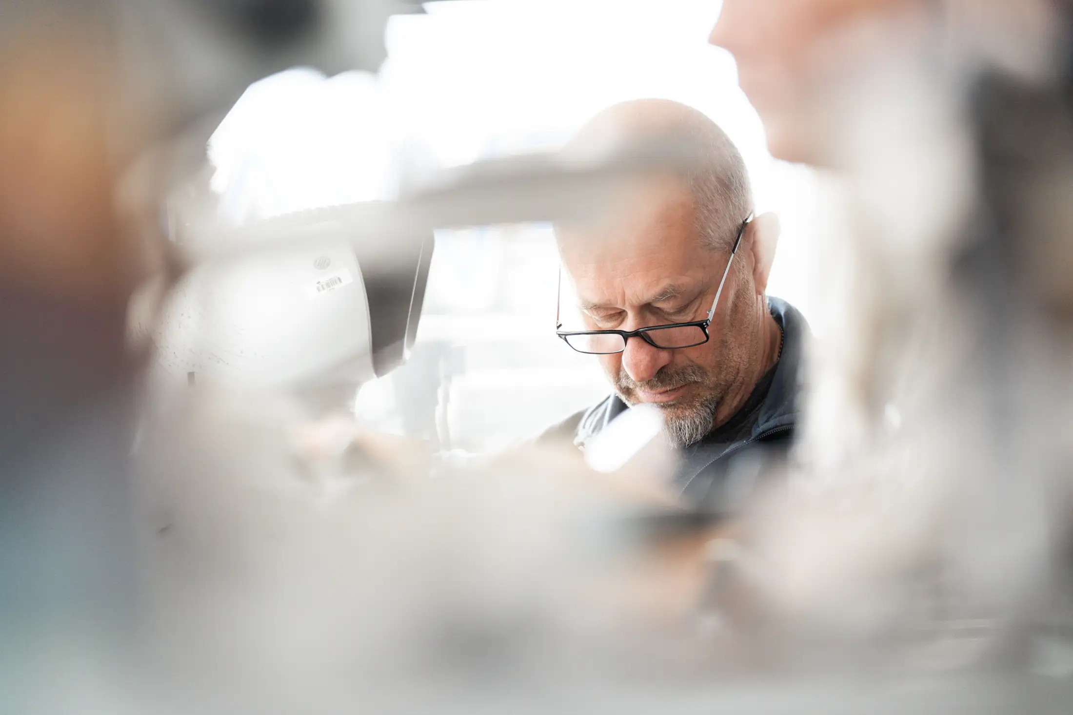 Fachpersonal bei der Arbeit