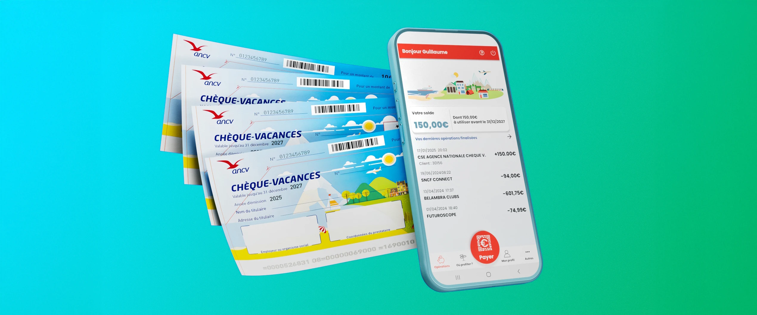 ANCV Appli chèques-vacances