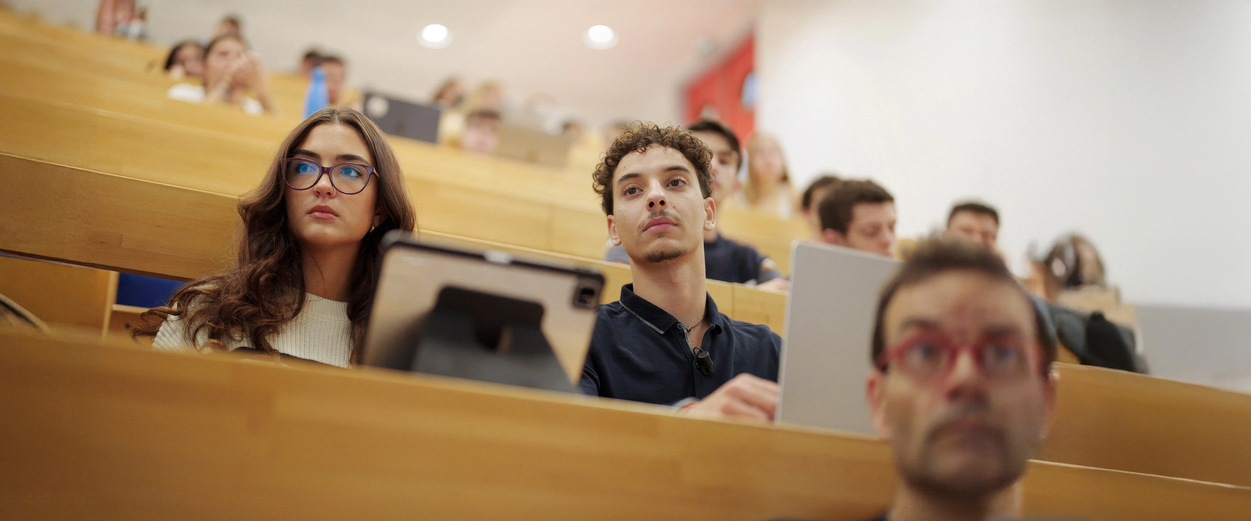 Polytechnique étudiants en amphithéâtre