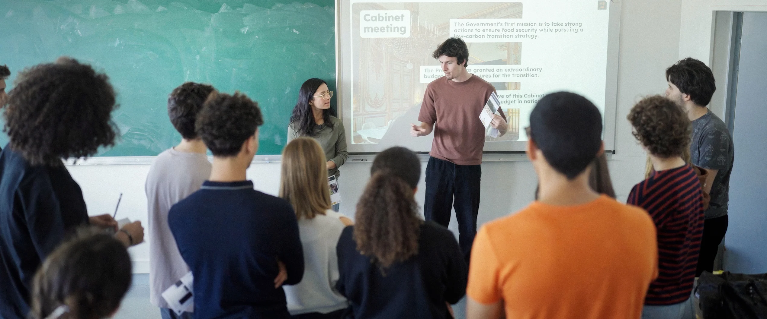 Polytechnique étudiants en classe