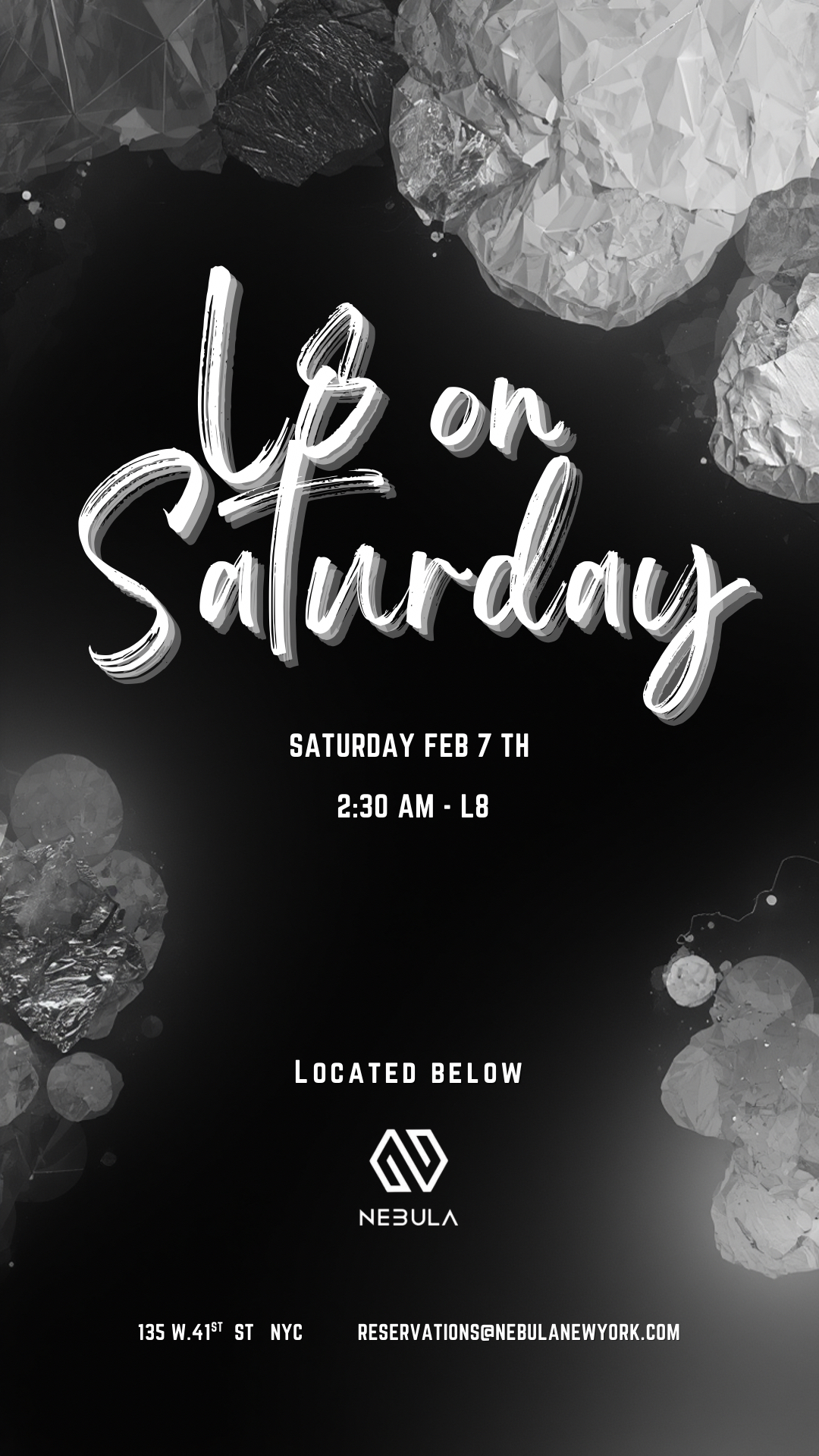 L8 at Nebula on Saturady