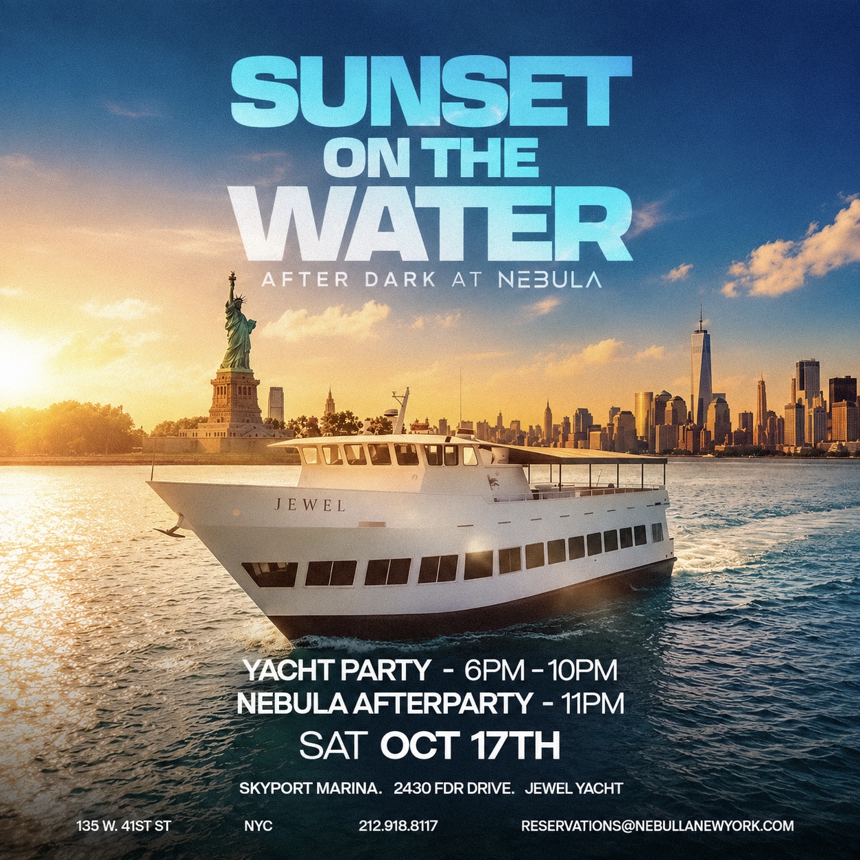 NEBULA YACHT PARTY