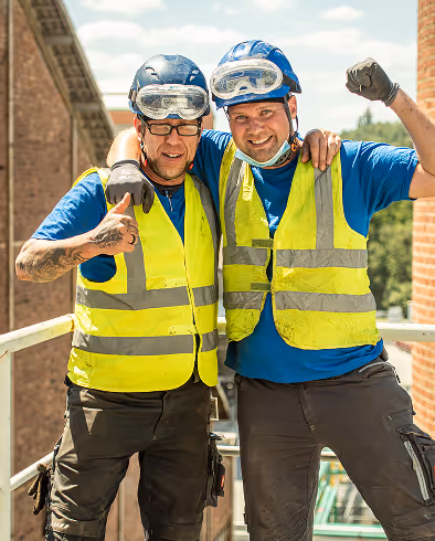 Das T-Tech Team bei der Arbeit