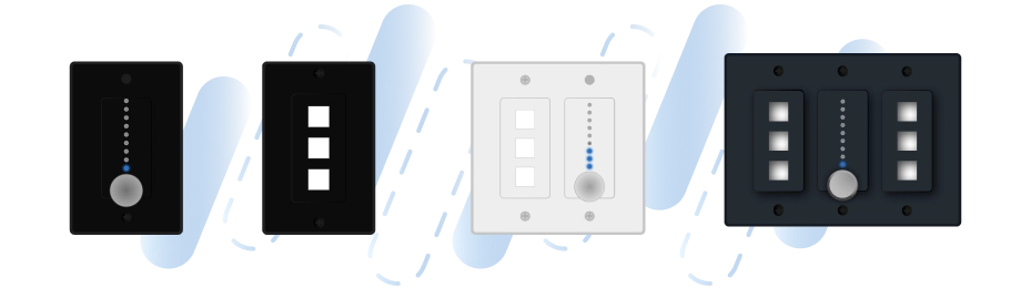 Modular wall control panel
