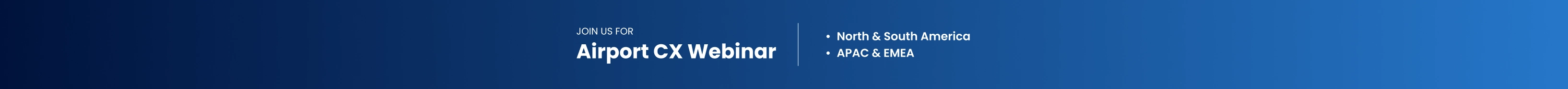Free airport CX webinars