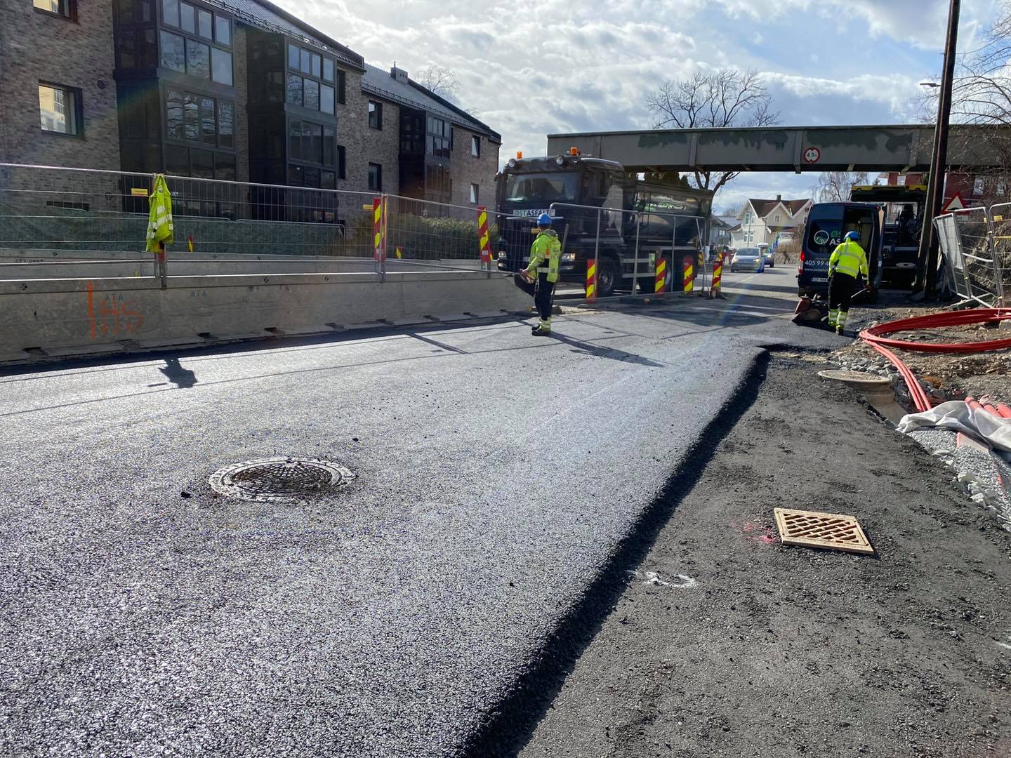 Asfaltering av offentlige veier